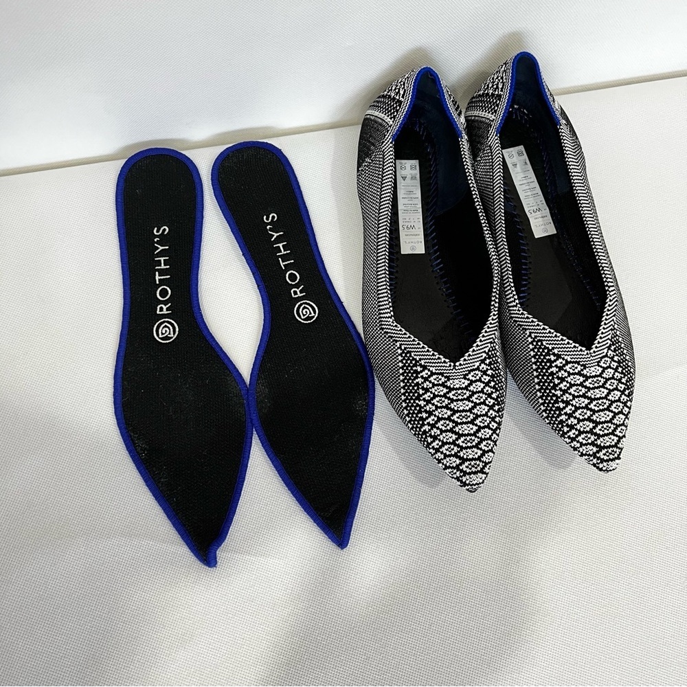 Rothy's The Point Python Snake Retired Ballet Fla… - image 2